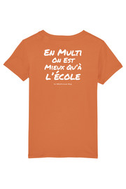 T-Shirt - Child - Melon - White